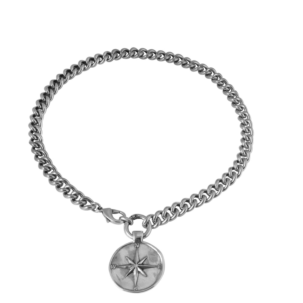 
                  
                    Load image into Gallery viewer, Compass Necklace (Double sided)
                  
                